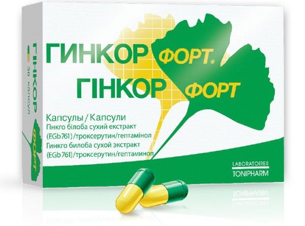 Лікарський препарат Гінкор