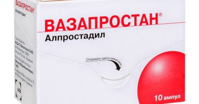 Вазапростан - показання, інструкція