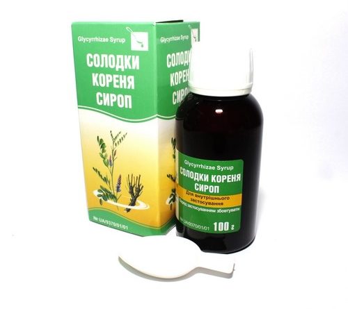 Солодки корінь (сироп)