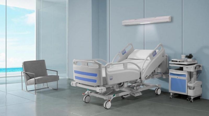 Ліжко медичне з туалетом та функцією бокового перевороту для тяжкохворих